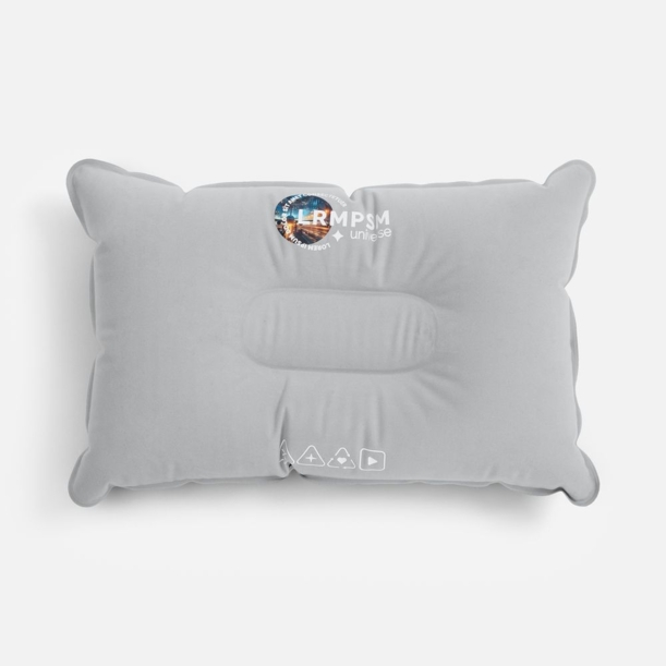 Надувная подушка Pillowish, серая (Изображение 5)