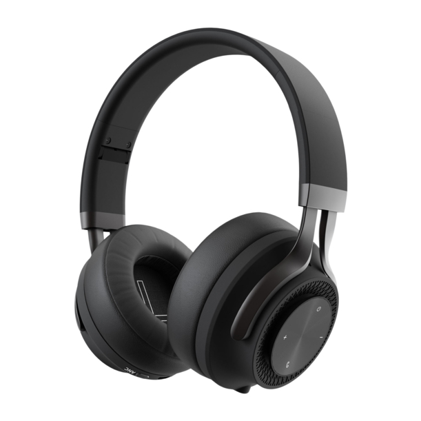 Беспроводные накладные наушники Stereo Style ANC , BT 5.0, ANC, 500мАч (черный) (Изображение 2)