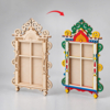 Деревянный конструктор-раскраска «Русские сезоны» (натуральный) (Изображение 1)