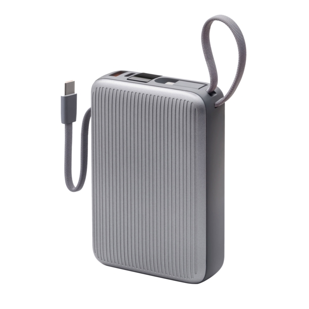 Внешний АКБ NRG Turbo Cable 20000 mAh, 22,5Вт 20000 mAh (графит) (Изображение 2)