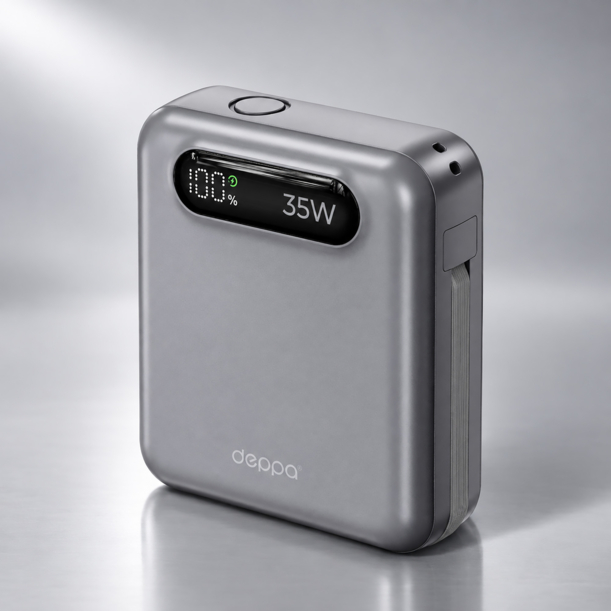 Внешний АКБ NRG Turbo Cable 10000 mAh, 35Вт (Изображение 1)