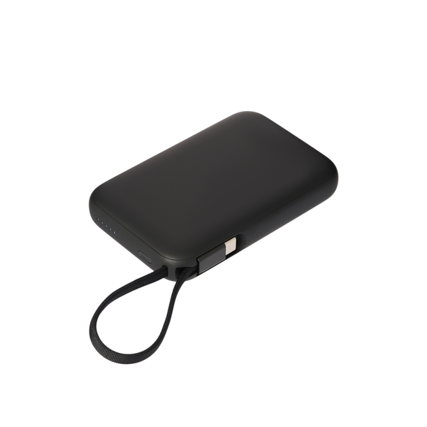 Внешний аккумулятор Комбо (Combo) 4-в-1 10000mAh с функцией беспроводной зарядки 15W, черный (Изображение 5)