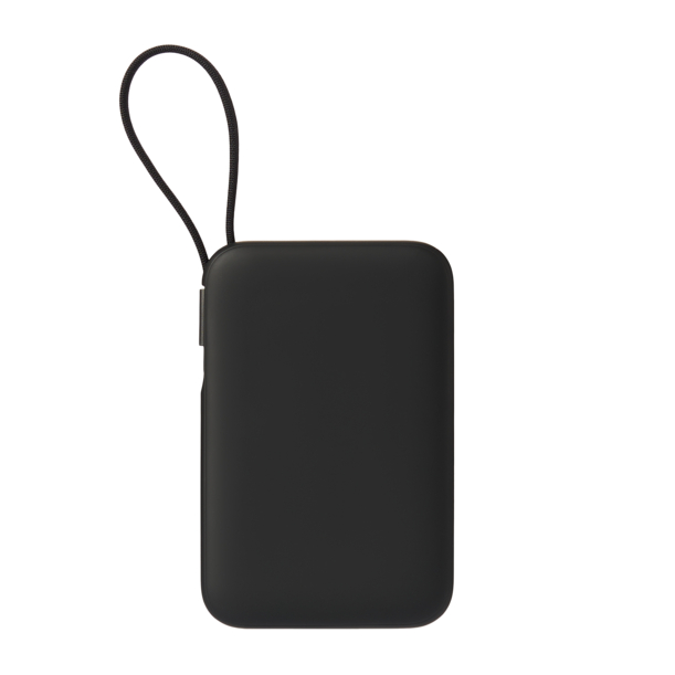 Внешний аккумулятор Комбо (Combo) 4-в-1 10000mAh с функцией беспроводной зарядки 15W, черный (Изображение 7)