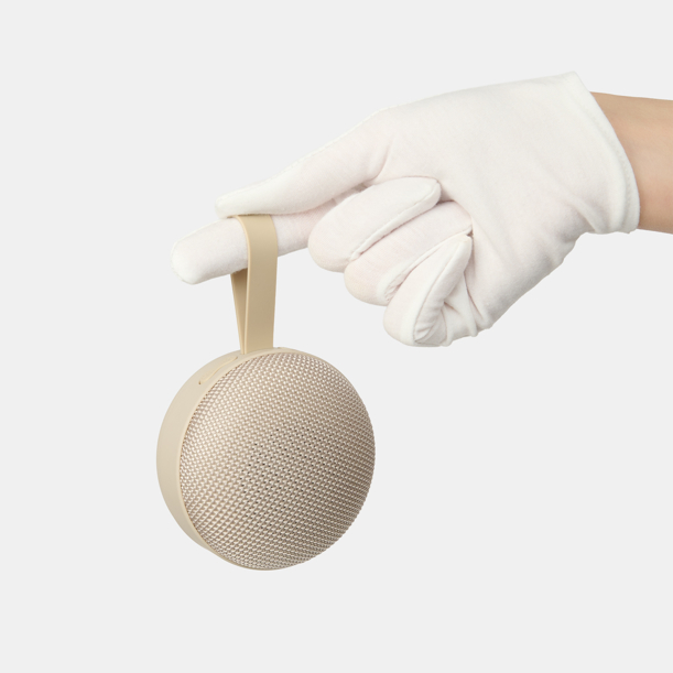Беспроводная колонка Сэнд (Sand) 900 mAh, бежевая (Изображение 7)