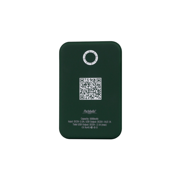 Внешний аккумулятор с подсветкой Старлайт PB (Starlight PB) 5000 mAh, зеленый (Изображение 6)