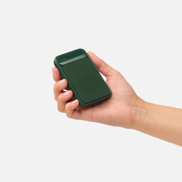 Внешний аккумулятор с подсветкой Старлайт PB (Starlight PB) 5000 mAh, зеленый (Изображение 9)