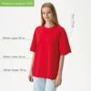 Футболка унисекс Раст Нео (Rust Neo), 240 гр., красный, размер 3XL/4XL (Изображение 9)