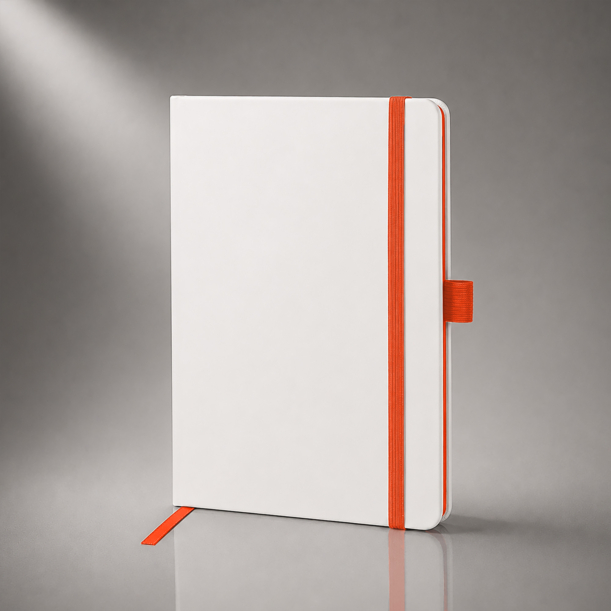 Блокнот A5 «ColorNote White» (белый/оранжевый) (Изображение 1)