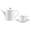 Набор PLATINUM: чайная пара и чайник, 200мл и 900мл, костяной фарфор (Изображение 1)