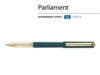 Ручка пластиковая шариковая «Parliament» (зеленый/золотистый) (Изображение 2)