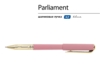Ручка пластиковая шариковая «Parliament» (розовый/золотистый) (Изображение 2)