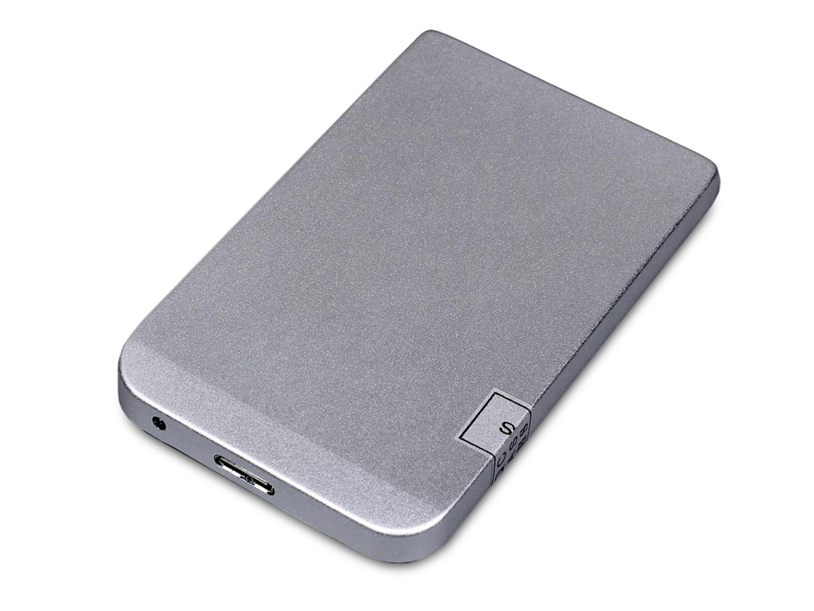 Внешний жесткий диск HDD «Saturn» на 1 ТБ 1ТБ (серебристый) (Изображение 1)