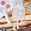 Подарочный набор WINTER TALE: шапка, термос, новогодние украшения, белый (Изображение 1)