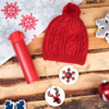 Подарочный набор WINTER TALE: шапка, термос, новогодние украшения, красный (Изображение 1)