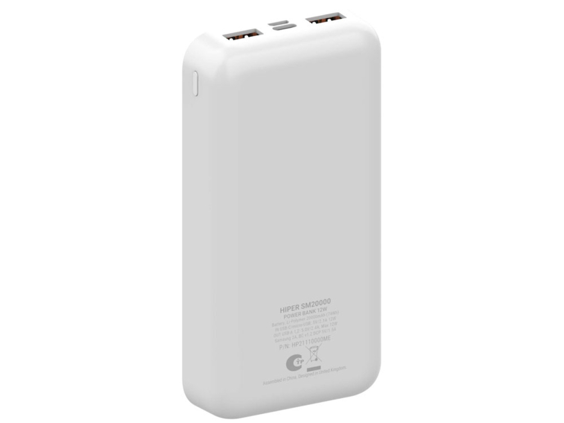 Портативный внешний аккумулятор «SM», 20000 mAh (Изображение 2)