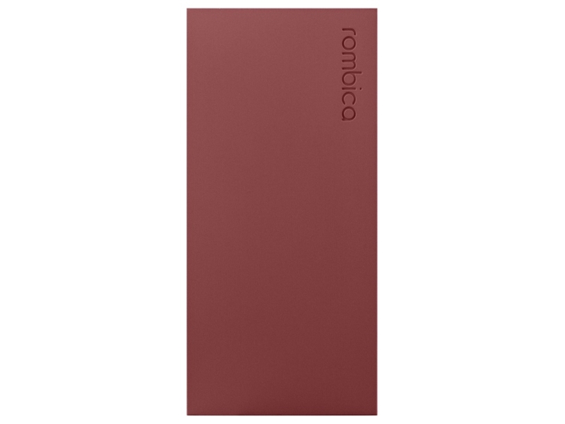 Внешний аккумулятор «NEO ARIA», 10000 mAh (бордовый/серый) (Изображение 2)