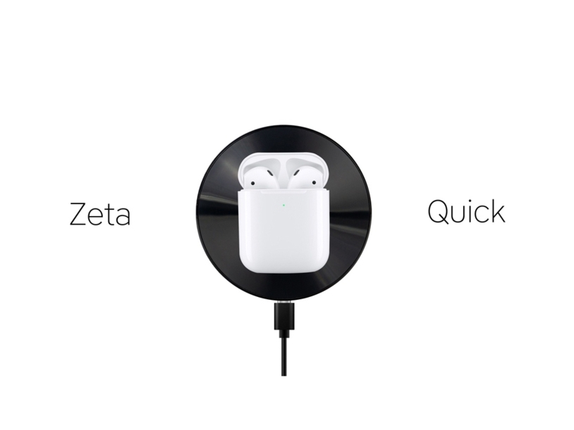 Беспроводное зарядное устройство «NEO Zeta Quick», 10 Вт (черный) (Изображение 6)