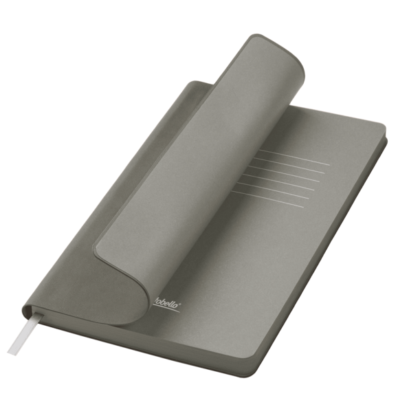 Ежедневник Латте софт-тач (Latte soft touch) недатированный, серый (без стикеров) (Изображение 1)
