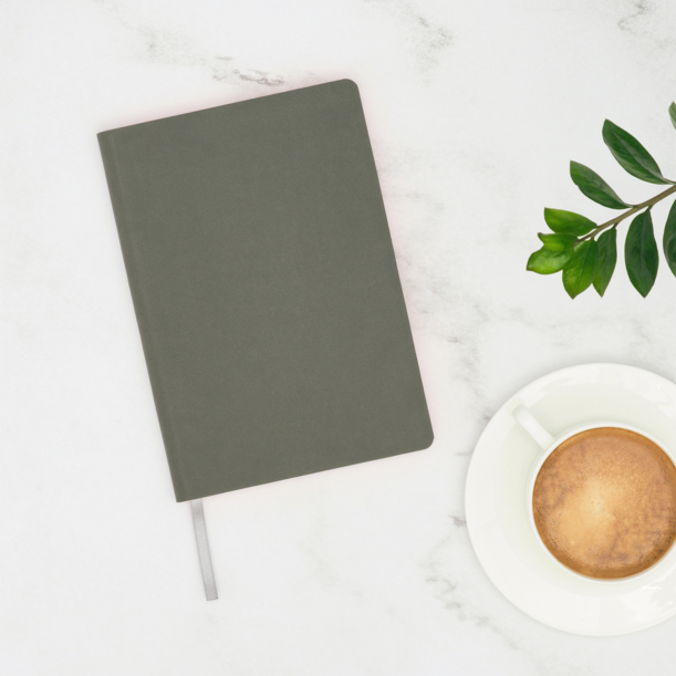Ежедневник Латте софт-тач (Latte soft touch) недатированный, серый (без стикеров) (Изображение 13)