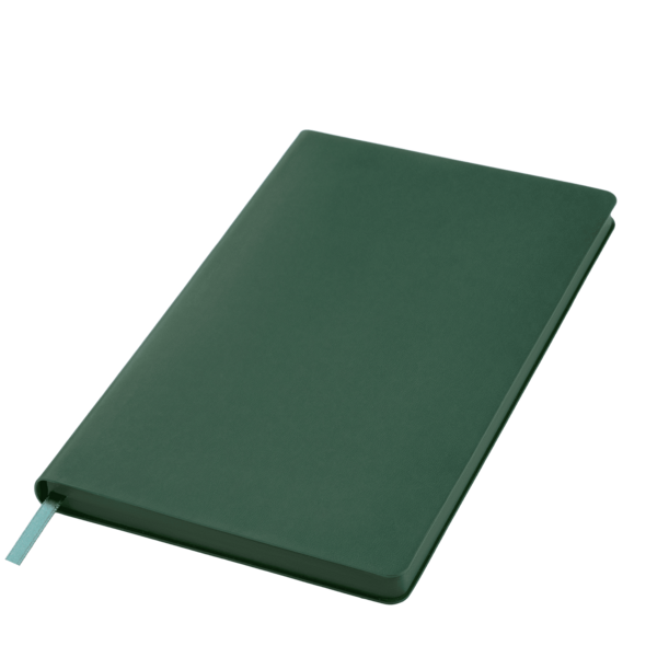 Ежедневник Латте софт-тач (Latte soft touch) недатированный, зеленый (без стикеров) (Изображение 2)