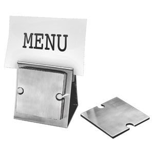 Набор "Dinner":подставка под кружку/стакан (6шт) и держатель для меню;10,5х7,8х10,5 см;8,3х8,3х0,2см (Изображение 1)