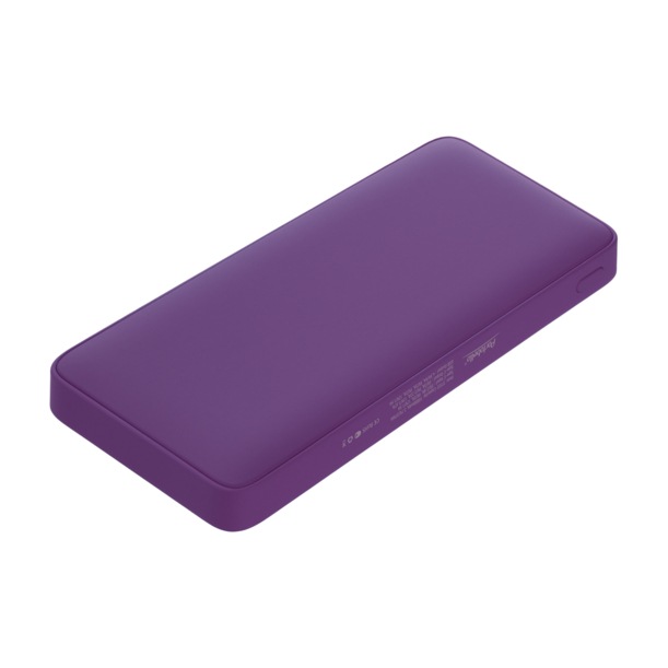 Внешний аккумулятор с подсветкой Анкор Плюс PD (Ancor PD Plus) 10000 mAh, фиолетовый (Изображение 2)