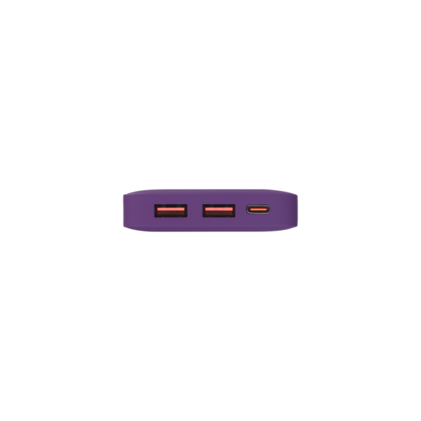 Внешний аккумулятор с подсветкой Анкор Плюс PD (Ancor PD Plus) 10000 mAh, фиолетовый (Изображение 6)