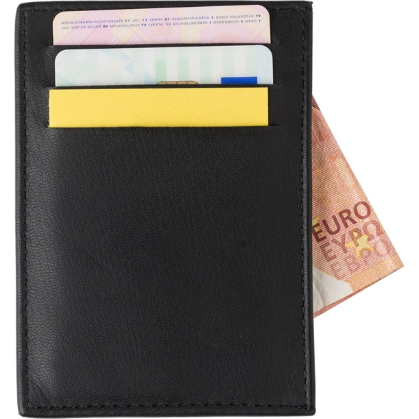 Держатель для кредитных карт с защитой RFID (Чёрный) (Изображение 1)