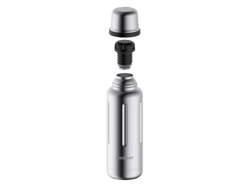 Вакуумный термос «Flask», 470 мл 470 мл (серебристый матовый) (Изображение 3)