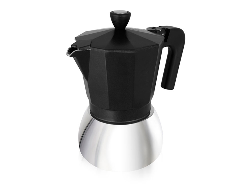 Гейзерная кофеварка «Arabica», 300 мл (черный/серебристый) (Изображение 1)