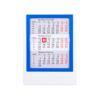 Календарь настольный на 2 года; белый с синим; 12,5х16 см; пластик; шелкография, тампопечать (Изображение 1)