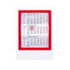 Календарь настольный на 2 года; белый с красным; 12,5х16 см; пластик; шелкография, тампопечать (Изображение 1)