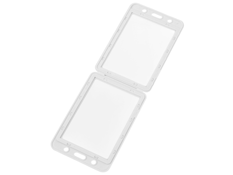 Держатель для бейджа «Haven Transparent» (белый) (Изображение 4)