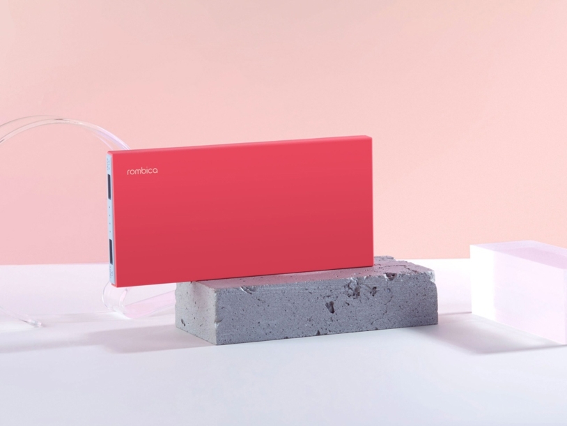Внешний аккумулятор «NEO NS100R», 10000mAh (серый/красный) (Изображение 10)
