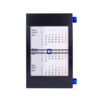Календарь настольный на 2 года; черный с синим; 18х11 см; пластик; тампопечать, шелкография (Изображение 1)