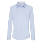 Рубашка &quot;Lady-Fit Long Sleeve Oxford Shirt&quot;, светло-голубой_S, 70% х/б, 30% п/э, 135 г/м2