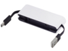 USB-хаб «Hubix» с коннектором 2-в-1 USB-C и USB-A, 2.0 (белый) (Изображение 3)
