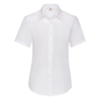 Рубашка "Lady-Fit Short Sleeve Oxford Shirt", белый_L, 70% х/б, 30% п/э, 130 г/м2 (Изображение 1)