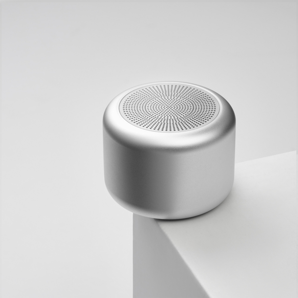 Беспроводная колонка Пэшн (Passion) 80dB 600 mAh (Bluetooth 5.0), серебряная (Изображение 6)