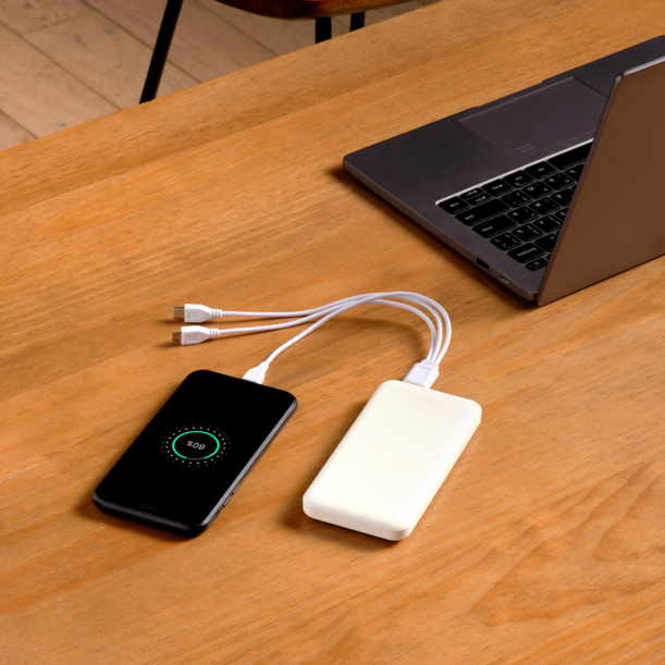 Внешний аккумулятор Элари Плюс (Elari Plus) 10000 mAh, белый (Изображение 14)