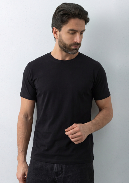 Футболка STAN, хлопок 160, 301 (Чёрный) 60-62/5XL (Изображение 4)
