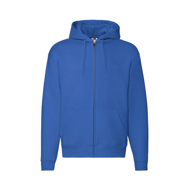 Толстовка "PREMIUM HOODED SWEAT JACKET", ярко-синий_S, 70% х/б, 30% п/э, 280 г/м2 (Изображение 1)