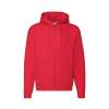 Толстовка мужская "PREMIUM HOODED SWEAT JACKET", красный_L, 70% х/б, 30% п/э, 280 г/м2 (Изображение 1)