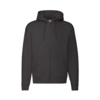 Толстовка мужская "PREMIUM HOODED SWEAT JACKET", черный_2XL, 70% х/б, 30% п/э, 280 г/м2 (Изображение 1)