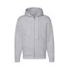 Толстовка мужская "PREMIUM HOODED SWEAT JACKET", серый меланж_2XL, 70% х/б, 30% п/э, 260 г/м2 (Изображение 1)