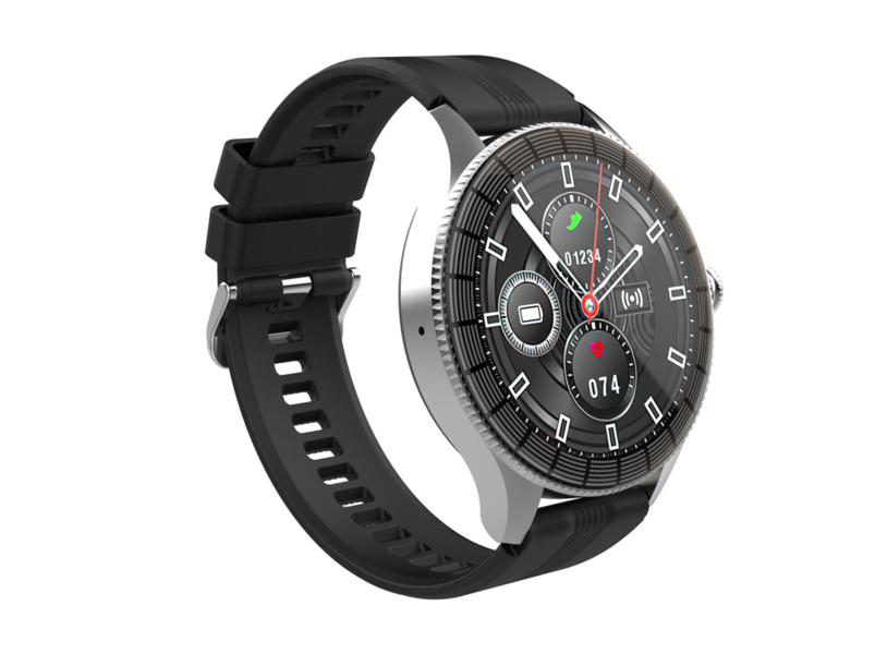 Умные часы «IoT Watch GTR», 2 ремешка в комплекте (черный, голубой) (Изображение 3)