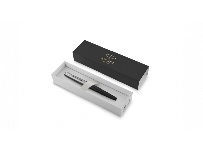 Ручка перьевая Parker Jotter Core, M (черный, серебристый) (Изображение 2)