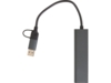 USB-хаб «Command» с коннектором 2-в-1 USB-C и USB-A, 2.0/3.0 (Изображение 3)