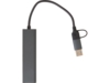 USB-хаб «Command» с коннектором 2-в-1 USB-C и USB-A, 2.0/3.0 (Изображение 6)