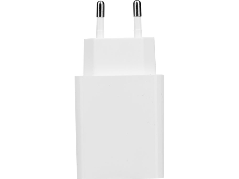 Сетевое зарядное устройство c выходами USB-A и USB-C «Recharger», 10 Вт (белый) (Изображение 2)
